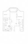 Unit J (2 Bed, 1 Bath)
